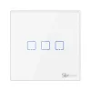 Belaidis išmanusis jungiklis Sonoff T2EU3C-RF 433MHz (3 kanalų)