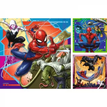 Dėlionė 3x49 detalių Spiderman