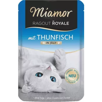 MIAMOR Ragout Royale su tunu drebučiuose - šlapias kačių ėdalas - 100g