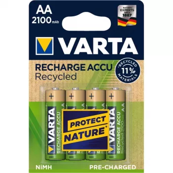 VARTA Recharge Accu Recycled 56816 – Baterijos 4×AA tipo – NiMH – (įkraunamos)