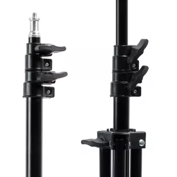 Tripod MACLEAN MC-163 lengvas reguliuojamo aukščio trikojis kameroms ir išmaniesiems telefonams, kompaktiškas sulankstomas dizainas