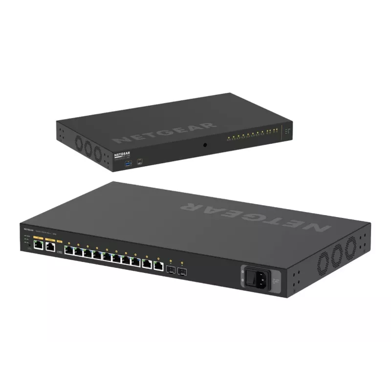 NETGEAR M4250-10G2XF-PoE++ valdomas L2/L3 gigabitinis eterneto jungiklis su PoE (10/100/1000) 1U juodas