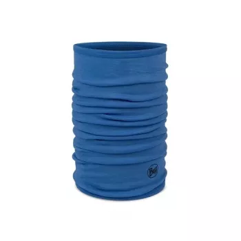 Buff Merino Lightweight Jr Solid Vaikiška merino vilnos kaklo šildyklė Mėlyna