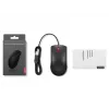 Laidinė USB-A pelė Lenovo 120 – juoda, ambidekstrinė, 1600 DPI, 3 mygtukai, 1,5 m kabelis