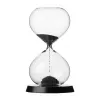 Smėlio laikrodis Hourglass Rituali Domestici Scorrendo U30793105B78 juodas 13,5 x 23 cm