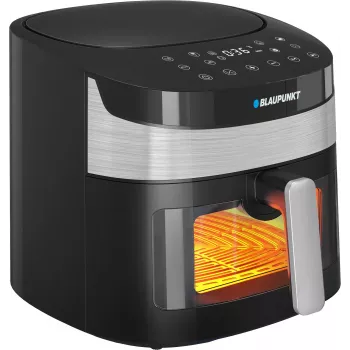 Kepimo be aliejaus aparatas Blaupunkt AFD722 7,2 l, 1800 W, 40–200°C, jutiklinis LED, aliuminis, baltas