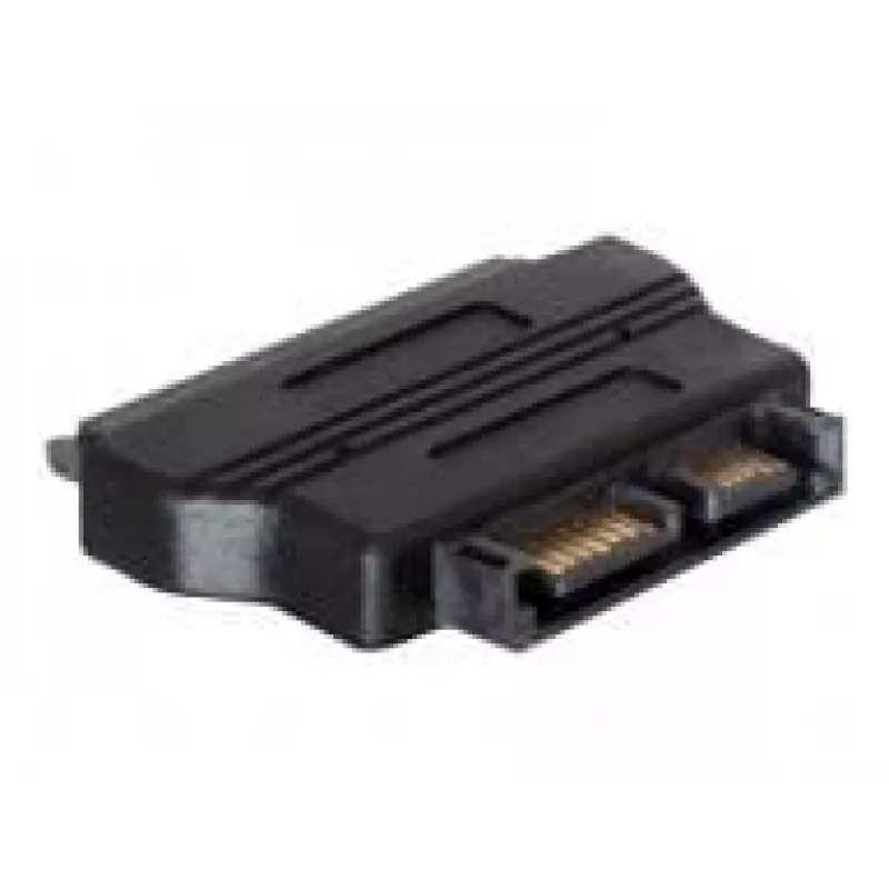 Adapter SATA SATA 22 kontaktų FM SATA 13 kontaktų M Juodas DeLOCK