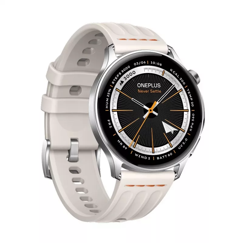 OnePlus Watch Lite – išmanusis laikrodis, sidabrinis