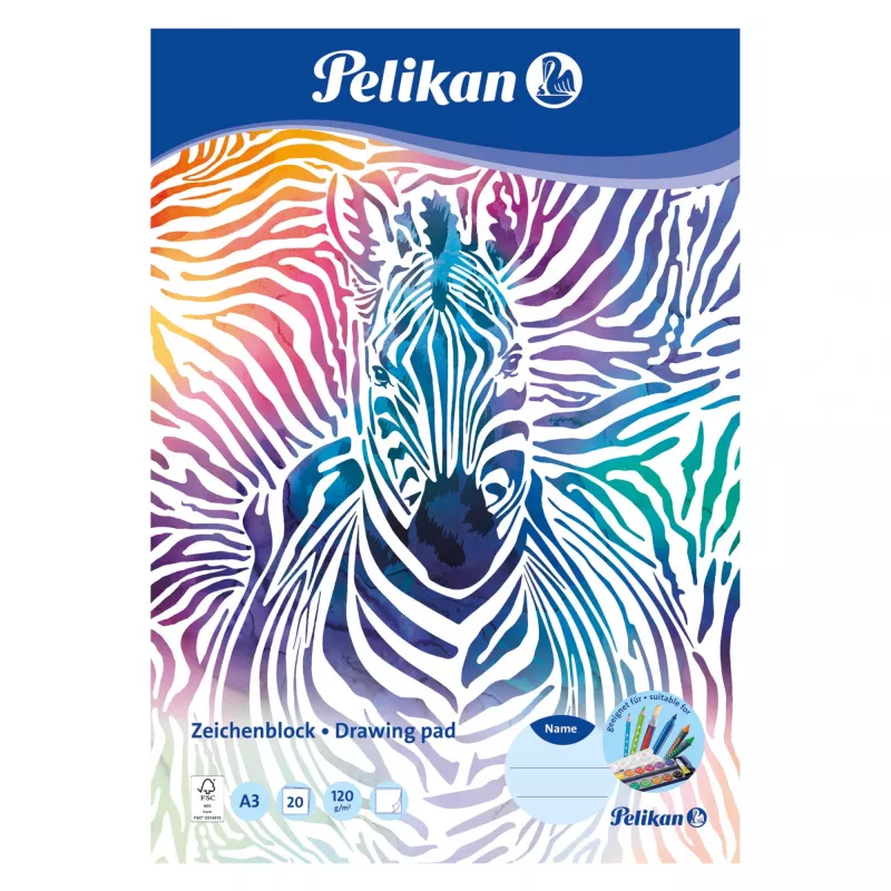 Kartonas Pelikan 236799 20 lapų 120 g/m² A3