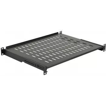 Rack lentyna LOGON RAS400BL Juoda 50 kg talpa 19 colių