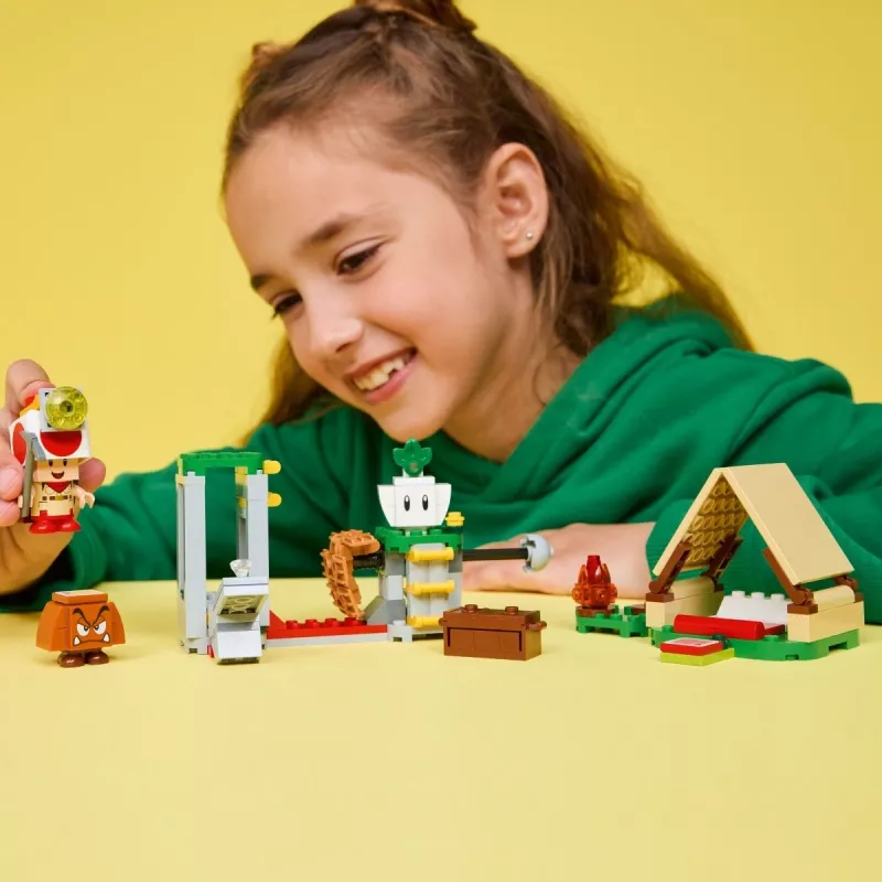LEGO Super Mario 72040 kapitono Toado stovyklos statybos rinkinys