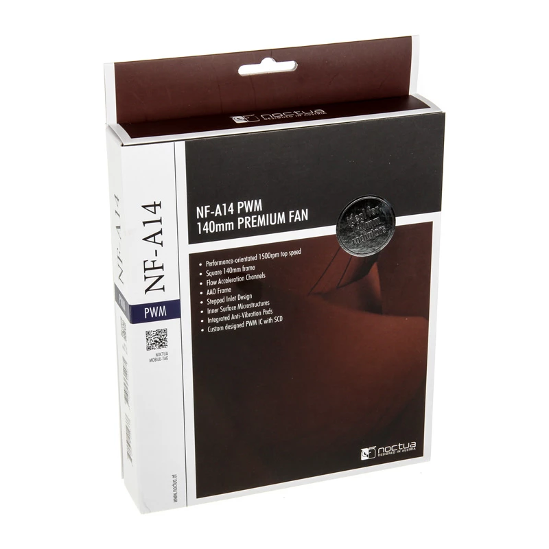Noctua NF-A14 PWM 140 mm korpuso ventiliatorius