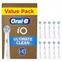 Oral-B iO Ultimate Clean keičiamos galvutės, baltos, 10 vnt.