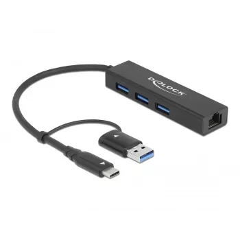 USB dokas DeLOCK 64149 su metaliniu korpusu
