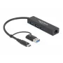 USB dokas DeLOCK 64149 su metaliniu korpusu