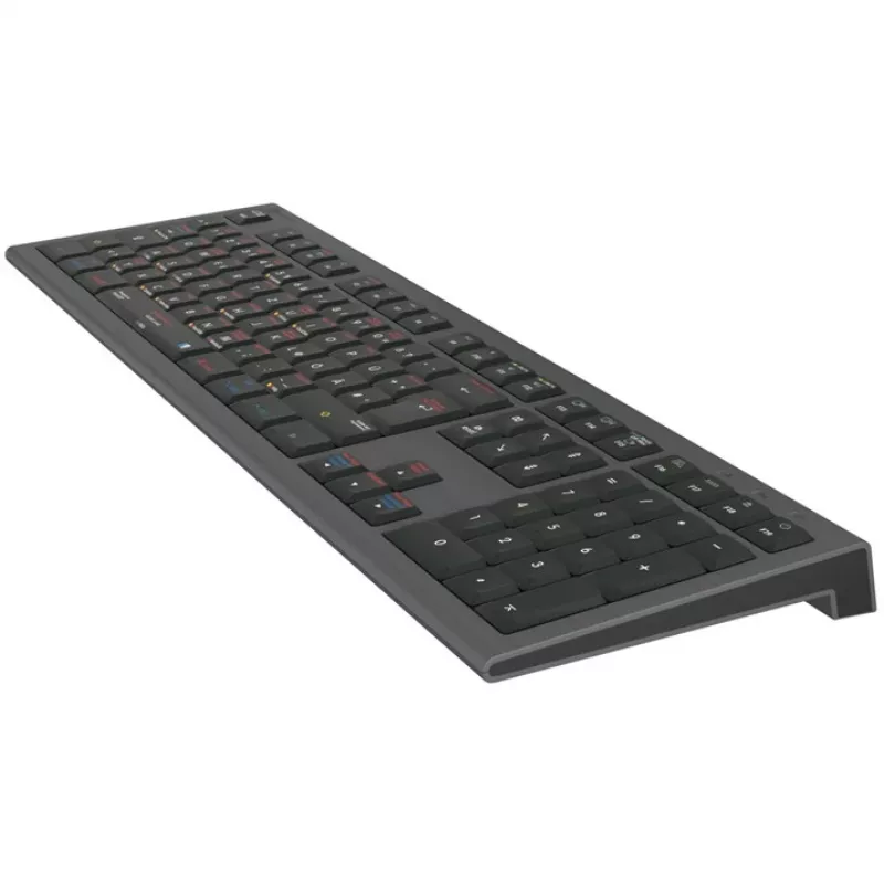 Logickeyboard LKB-OSX-A2M-DE klaviatūra USB QWERTZ vokiška juoda (LKB-OSX-A2M-DE)