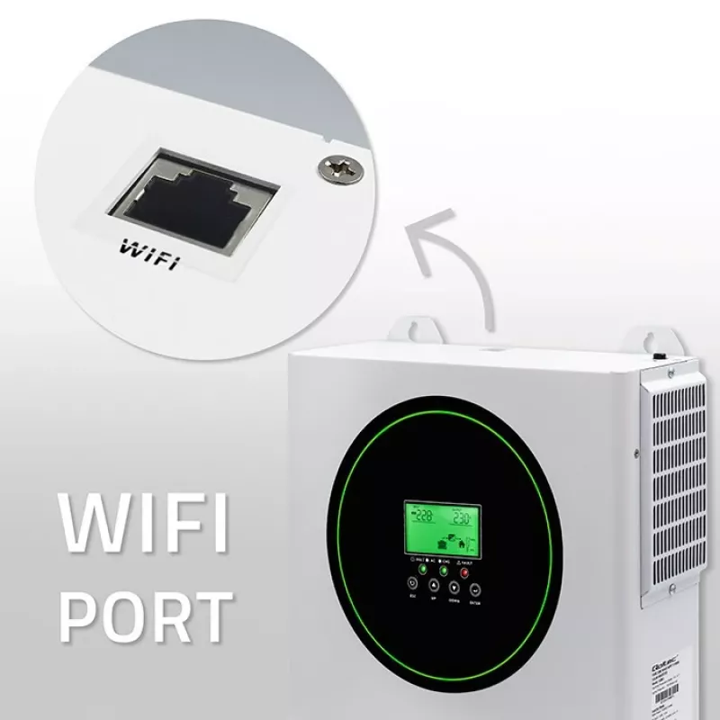 Qoltec Solar Hybrid Inverter Off-Grid 1500W hibridinis keitiklis