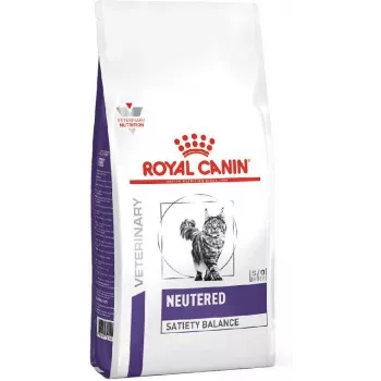 Sausas ėdalas katėms Royal Canin Neutered Satiety Balance 1,5 kg — suaugusioms, paukštiena, baltymai 35%, riebalai 10%