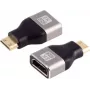 HDMI-C adapteris ShiverPeaks 8K Metal – kompaktiškas HDMI į USB-C vaizdo adapteris, palaikantis 8K raišką
