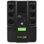 Green Cell AiO 800VA LCD nepertraukiamo maitinimo šaltinis (UPS) Linijinis-interaktyvus 0.8 kVA 480 W 6 AC lizdų