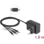 DeLOCK 41466 išorinis maitinimo šaltinis 5 V 2 A 10 W, DC 3,5x1,35/5,5x2,1/5,5x2,5 mm