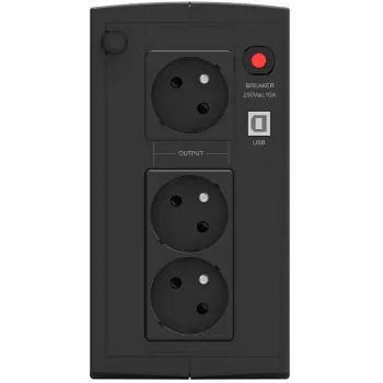 PowerWalker 10121071 nepertraukiamo maitinimo šaltinis (UPS) Line-Interactive 1 kVA 600 W 3 AC išėjimai