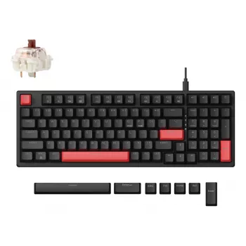 Lemokey X5 laidinė mechaninė žaidimų klaviatūra