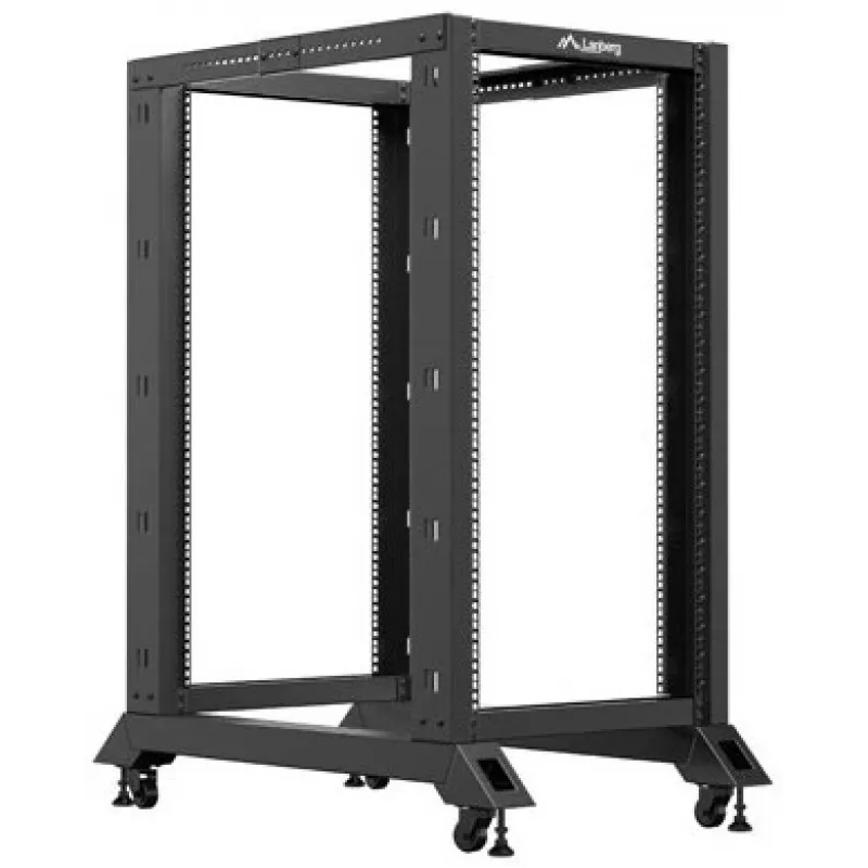 Lanberg atviras stovas 22U 600x1000 juodas