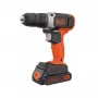 BLACK & DECKER BCD001C2-QW | Belaidis sukamasis gręžtuvas | 18 V | 2x1.5 Ah | Ličio jonų