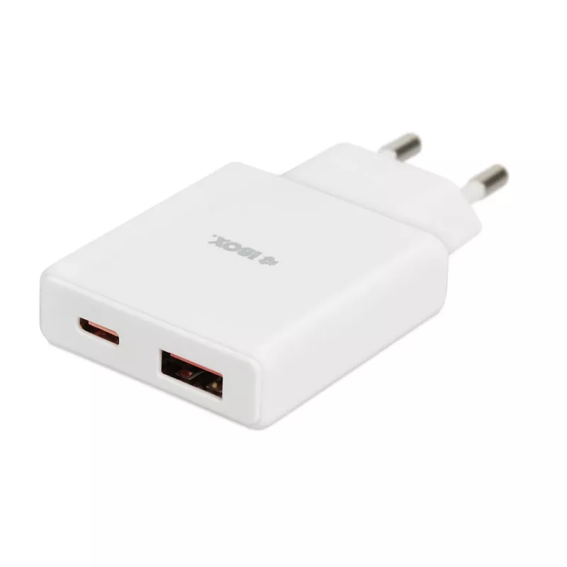iBox ILUC43W universalus mobiliojo įrenginio kroviklis baltas AC vidaus