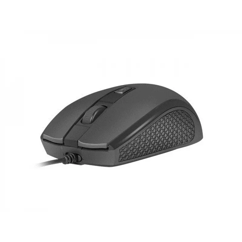 Natec Optical Mouse HOOPOE 2 1600 DPI, USB, juoda