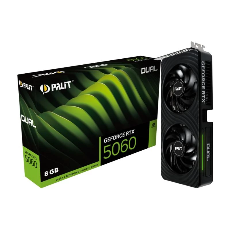 Palit GeForce RTX 5060 Dual 8GB GDDR7 vaizdo plokštė
