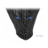 Pintas kabelių movimas DeLOCK 18909 5 m x 13 mm juodas