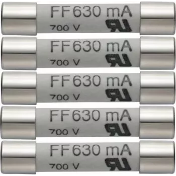 Testo saugiklis 630 mA, 600 V (0590 0007)