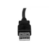 StarTech.com 3 m USB 2.0 A į stačiu kampu B laidas - vyras/vyras