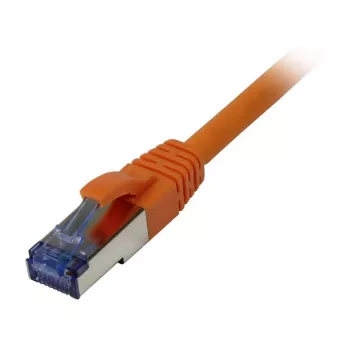 Pataisos laidas RJ45 CAT6A 500MHz 0,25m oranžinis S-STP(S/FTP) AWG27 LSZH Synergy 21
