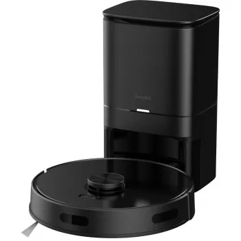 Robotinis dulkių siurblys Hombli HBVR-0100 — be maišelio 0,35 l, 3200 mAh, 90 min veikimo, 33 cm skersmuo, juodas