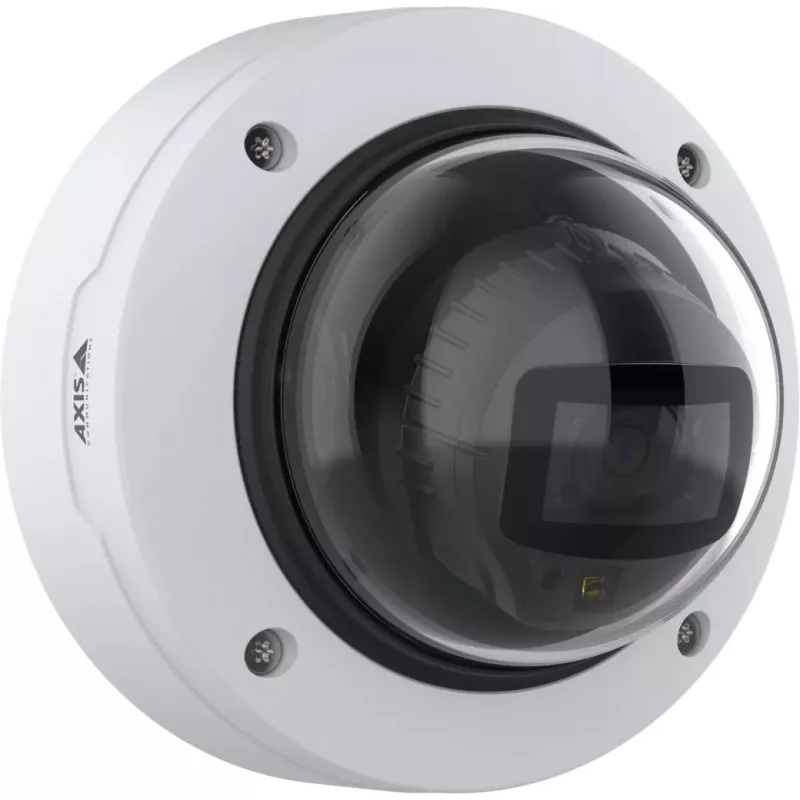 IP kupolinė apsaugos kamera AXIS P3278-LV — 3840×2160, vidaus/lauko, lubos/siena, 103° HFOV, 1/1.8 colio CMOS