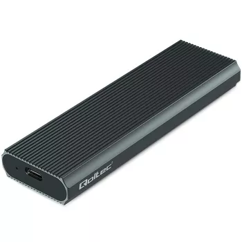 Išorinis M.2 NVMe SSD korpusas QOLTEC 52630 – USB 3.1 Gen2 10Gb/s, USB-C