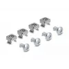Montavimo kronšteinai DeLOCK 19 colių 450x40 mm 2 vnt. Juodi Metaliniai