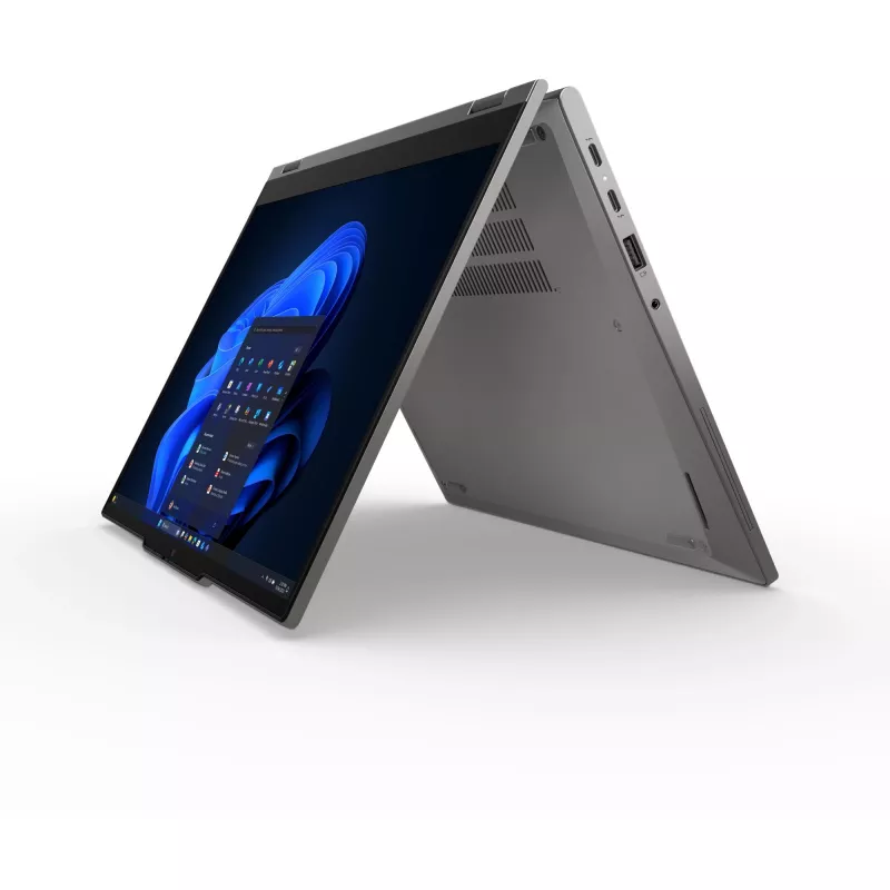 Lenovo ThinkPad L13 2-in-1 Gen 6 (Intel) Intel Core Ultra 5 225U hibridinis (2-in-1) 33,8 cm (13,3 col.) jutiklinis ekranas WUXGA 16 GB LPDDR5x-SDRAM 512 GB SSD Wi-Fi 6E (802.11ax) Windows 11 Pro pilka