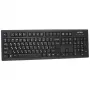 A4Tech KR-85 klaviatūra USB QWERTY US anglų juoda