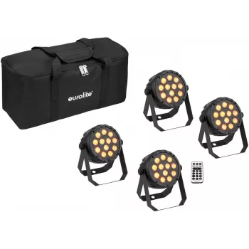 LED PARty Spot EUROLITE 42110204 RGB WW Silent — LED PAR šviestuvas, RGB + šilta balta