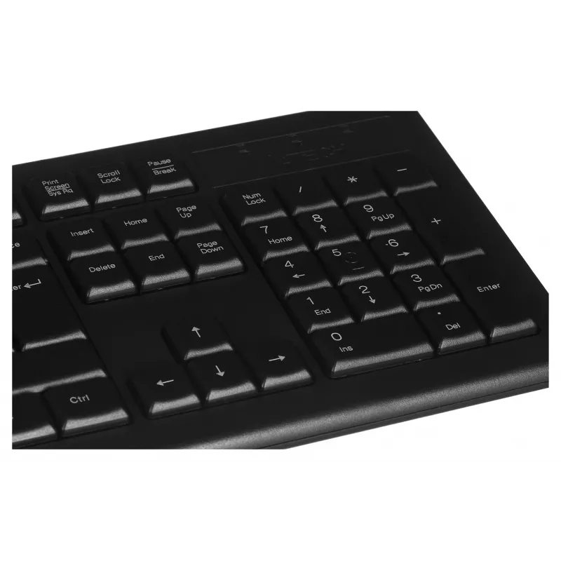 A4Tech KR-85 klaviatūra USB QWERTY US anglų juoda