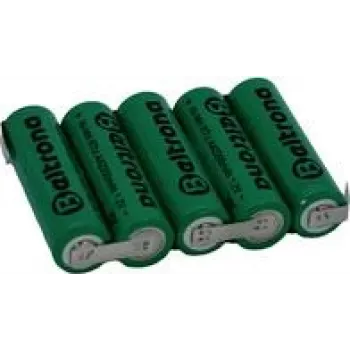 Beltrona RTU5AAZ baterijų paketas 5x Mignon (AA) su lituojamais kontaktais NiMH 6 V 2200 mAh (BELRTU5AAZ)