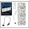 Lian Li UNI FAN SL Wireless 120 12 cm baltas 3 vnt. 28,5 dB 64.05 cfm