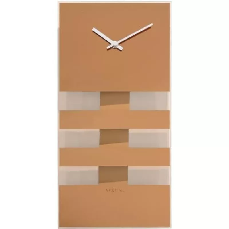 NeXtime klok 2855co Bold Stripes sieninis laikrodis, 38x19 cm, varis