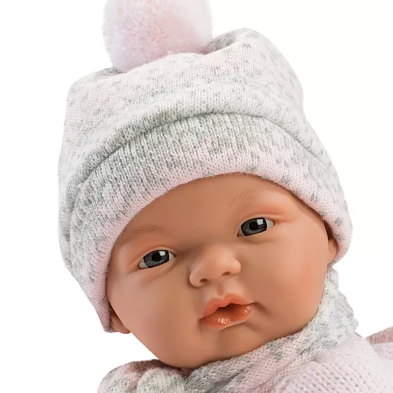 Lėlė Llorens Verkianti Lėlė 38938 Iš Rožių, 38 cm gyvybiškai tikras kūdikis