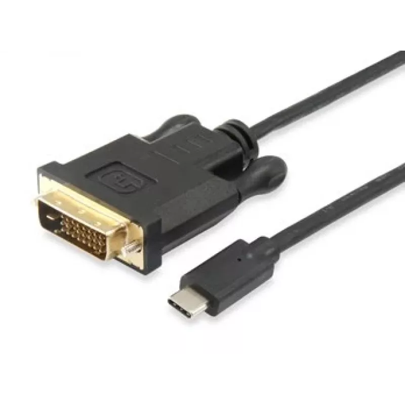 Equip USB Type-C į DVI-D Dual Link laidas, vyriškas į vyrišką, 1,8 m