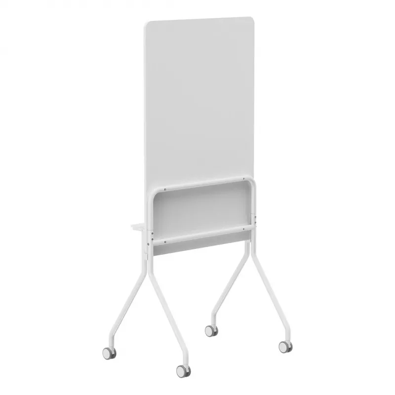 Priedinis magnetinis rašymo lentos stovas Ergo Office ER-305 – ant ratukų, baltas